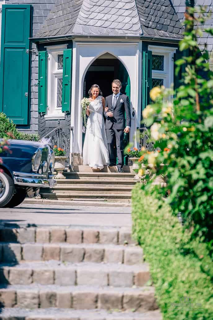 Hochzeit auf Schloss Grünewald in Solingen