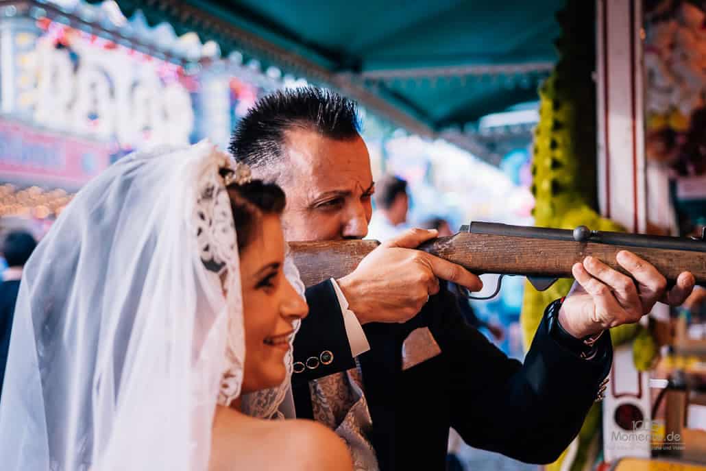 After-Wedding-Shooting Düsseldorfer Rheinkirmes