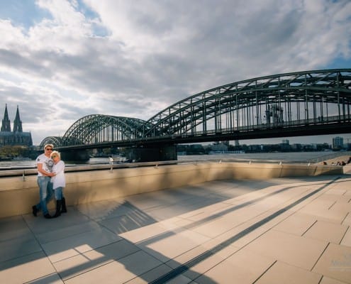 Partner Fotoshooting Köln am Rhein