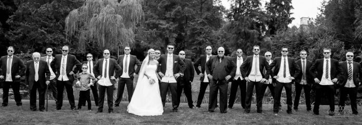 Gruppenfoto Hochzeit